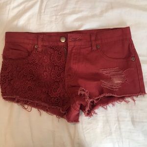 Denim shorts- Never Worn